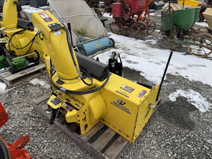 John Deere 47 front mount snowblower