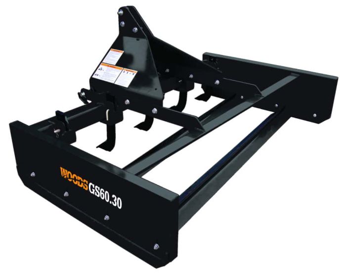 Woods 5' 3pt GS60.30 Grading Scraper